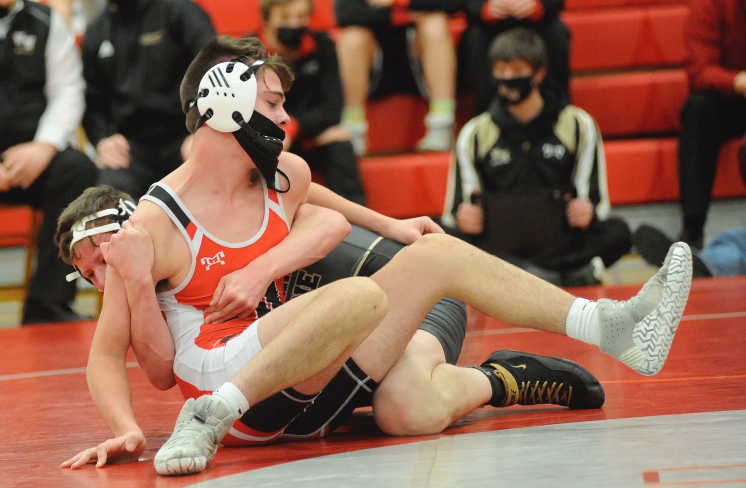 Honesdale’s Paul Renner went onto victory in the 171-pound weight class in bout #13. Renner was a third-place finisher in the district.